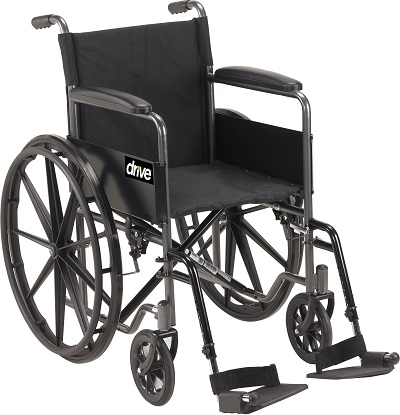 Drive Silver Sport 1 Wheelchair Silver Sport Manual Wheelchair